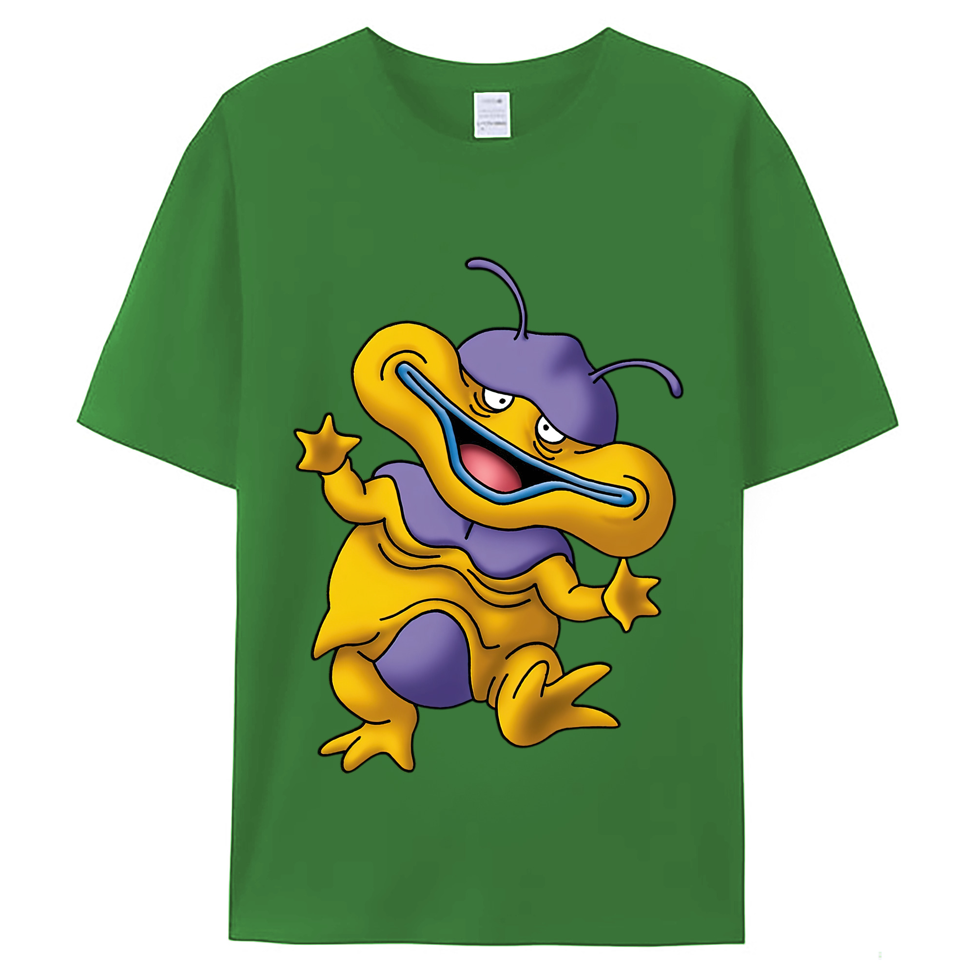 （画像用） ドラゴンクエスト Doragon Kuesuto Dragon Quest レディースカジュアルプリントTシャツ（綿100％）